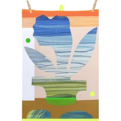 Viskestykke - Tea Towels - Flower on a bridge - 50x70cm - 100% bomuld