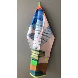 Viskestykke - Tea Towels - Flower on a bridge - 50x70cm - 100% bomuld