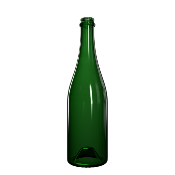 Champagneflaske 750ml CC 640g (gr�n)