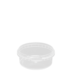 Plastikb�tte 180ml rund inkl. l�g 768 stk/pk. 