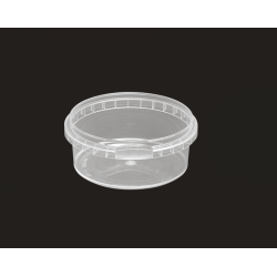 Plastikb�tte 180ml rund inkl. l�g 768 stk/pk. 