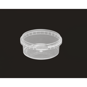 Plastikb�tte 180ml rund inkl. l�g 768 stk/pk. 