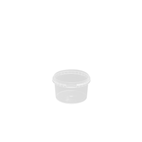 Plastb�tte 280ml rund inkl. l�g 744 stk/pk. 
