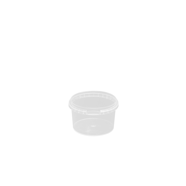 Plastb�tte 280ml rund inkl. l�g 744 stk/pk. 