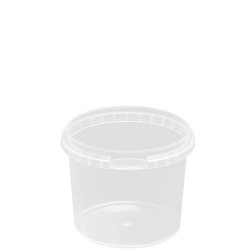 Plastb�tte 375ml rund inkl. l�g 696 stk/pk. 