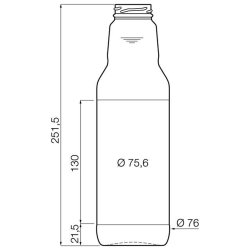 Mostflaske 750ml (TO43)