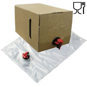 Bag-in-Box 5 Liter pose og karton (Neutral)
