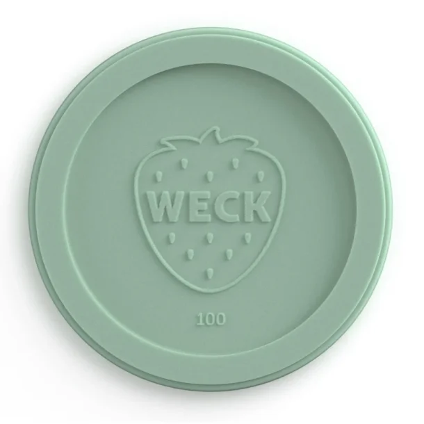Weck Plastl�g RR100 lysegr�n - 3 stk/pk.