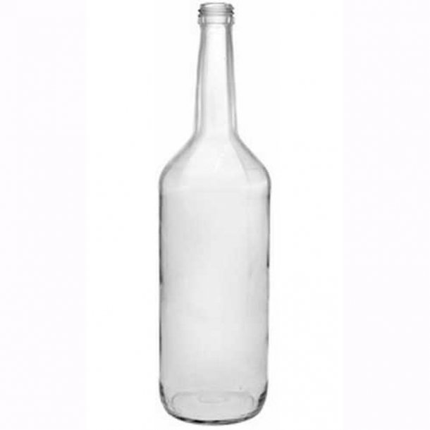 Gerad flaske 500ml - inkl. skruelåg (PP28)