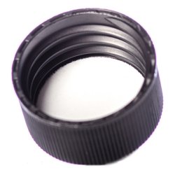 Skruelg 24mm Sort plast 