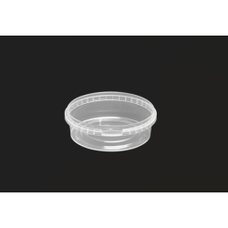 Plastikb�tte 250ml rund inkl. l�g 448 stk/pk. 