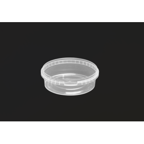 Plastikb�tte 250ml rund inkl. l�g 448 stk/pk. 