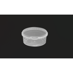 PLastikb�tte 400ml rund inkl. l�g 448 stk/pk. 