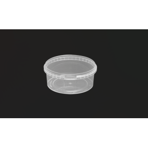 PLastikb�tte 400ml rund inkl. l�g 448 stk/pk. 