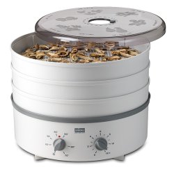 Trremaskine med timer og plast bakker