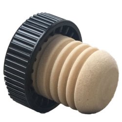 T-Prop 19mm PE Sort/Natur med riller