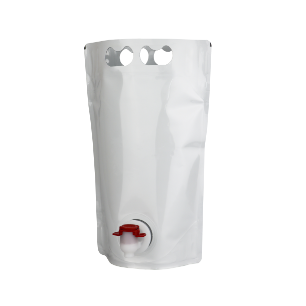 Bag-in-Box 1,5 Liter pouch-up pose (Hvid)