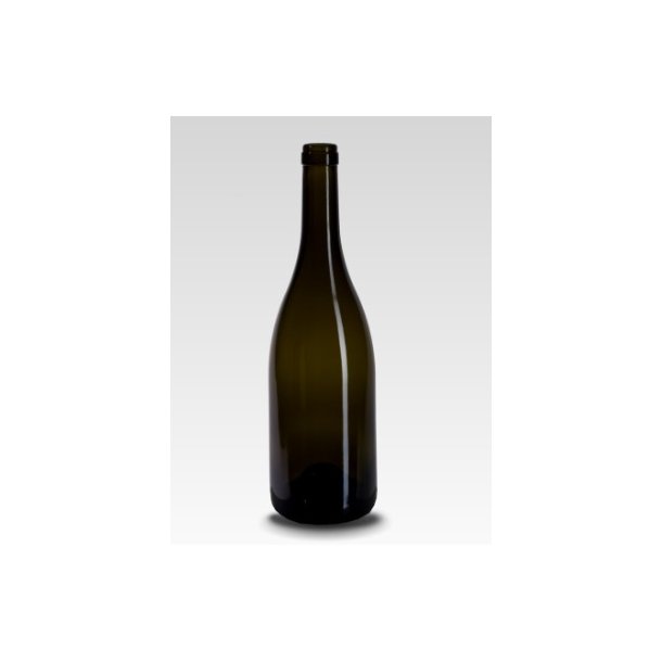 Bourgogne Vinflaske 750ml (Antikgrøn) (19mm)
