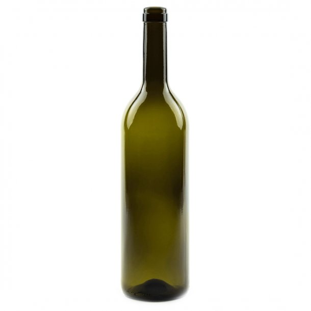 Bordeaux Vinflaske 750ml (Antikgrøn) (19mm)