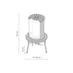 Hydropresse 180 liter