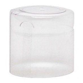 Krympehtte 40x40mm Transparent