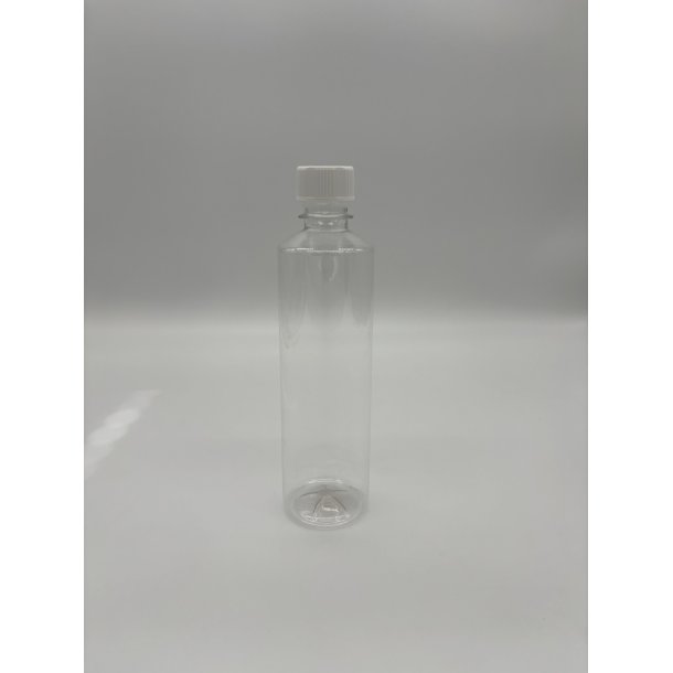 Plastikflaske 500ml Rund - inkl. lg