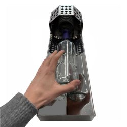 Maskine til krympeh�tter � Bordmodel i rustfrit st�l