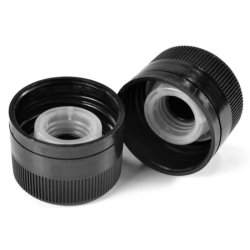 Skruelg PP31,5 Sort plast med oliedispenser